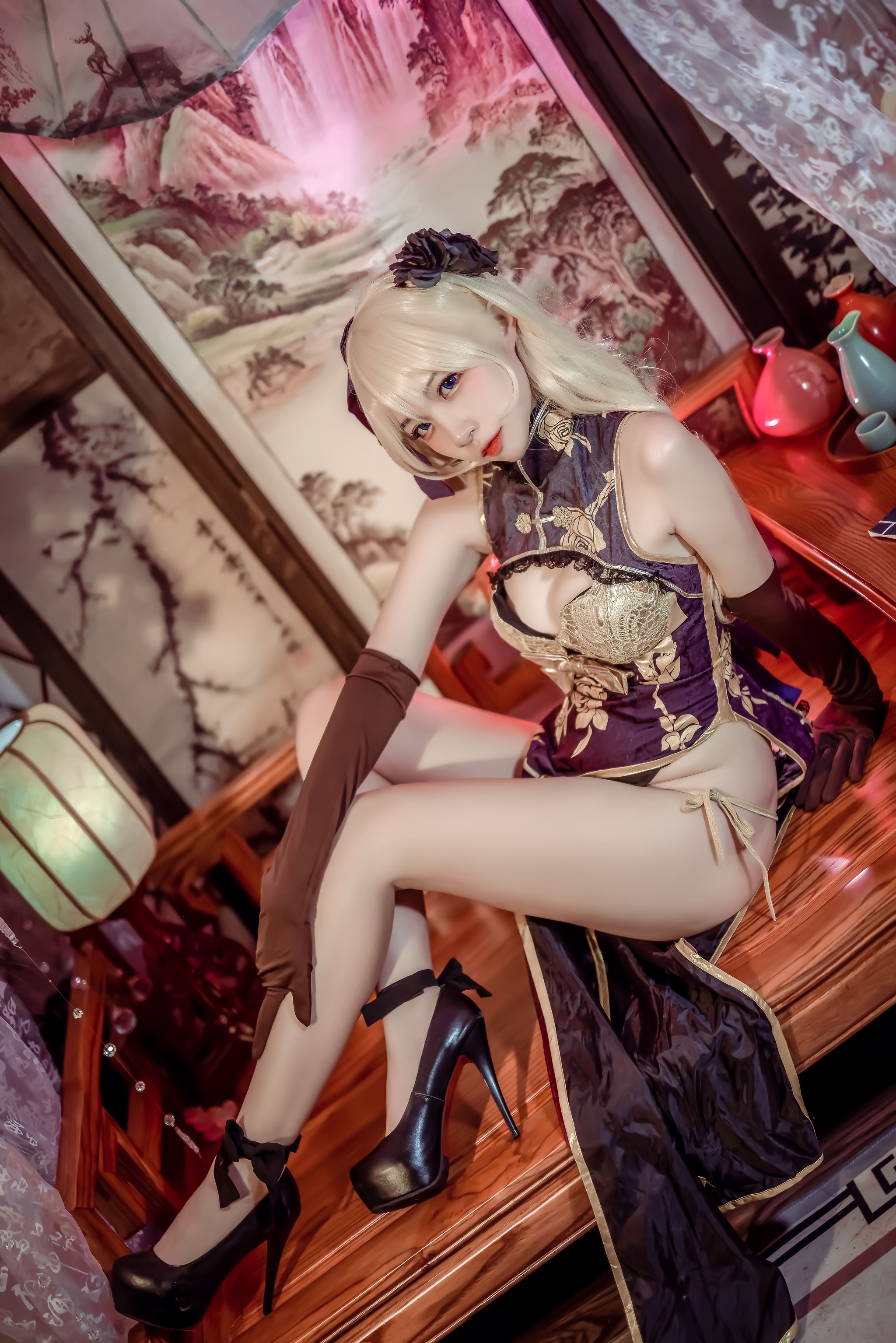 图片[1]-二佐Nisa – NO.018 二佐 金莲 [20P]-XikXak
